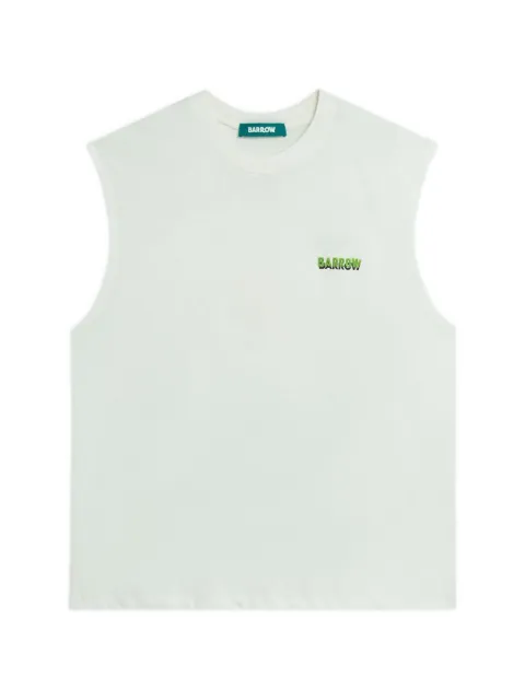 BARROW sleeveless graphic tank top