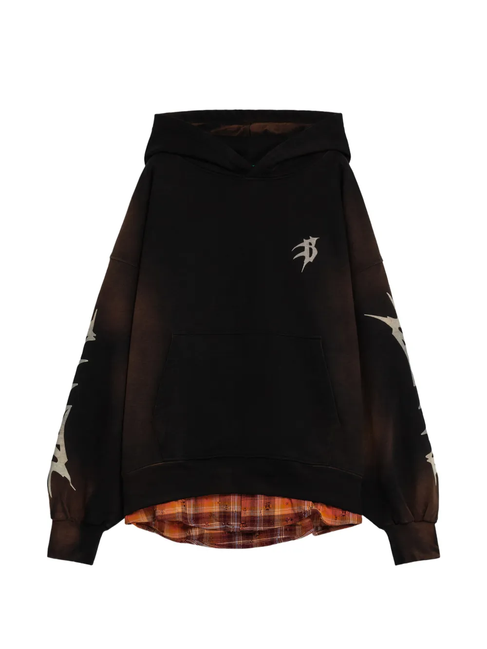 BARROW Hoodie mit grafischem Print - Schwarz