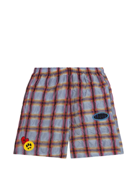 BARROW checked patch shorts