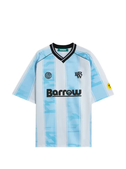 BARROW playera manga corta con rayas estampadas