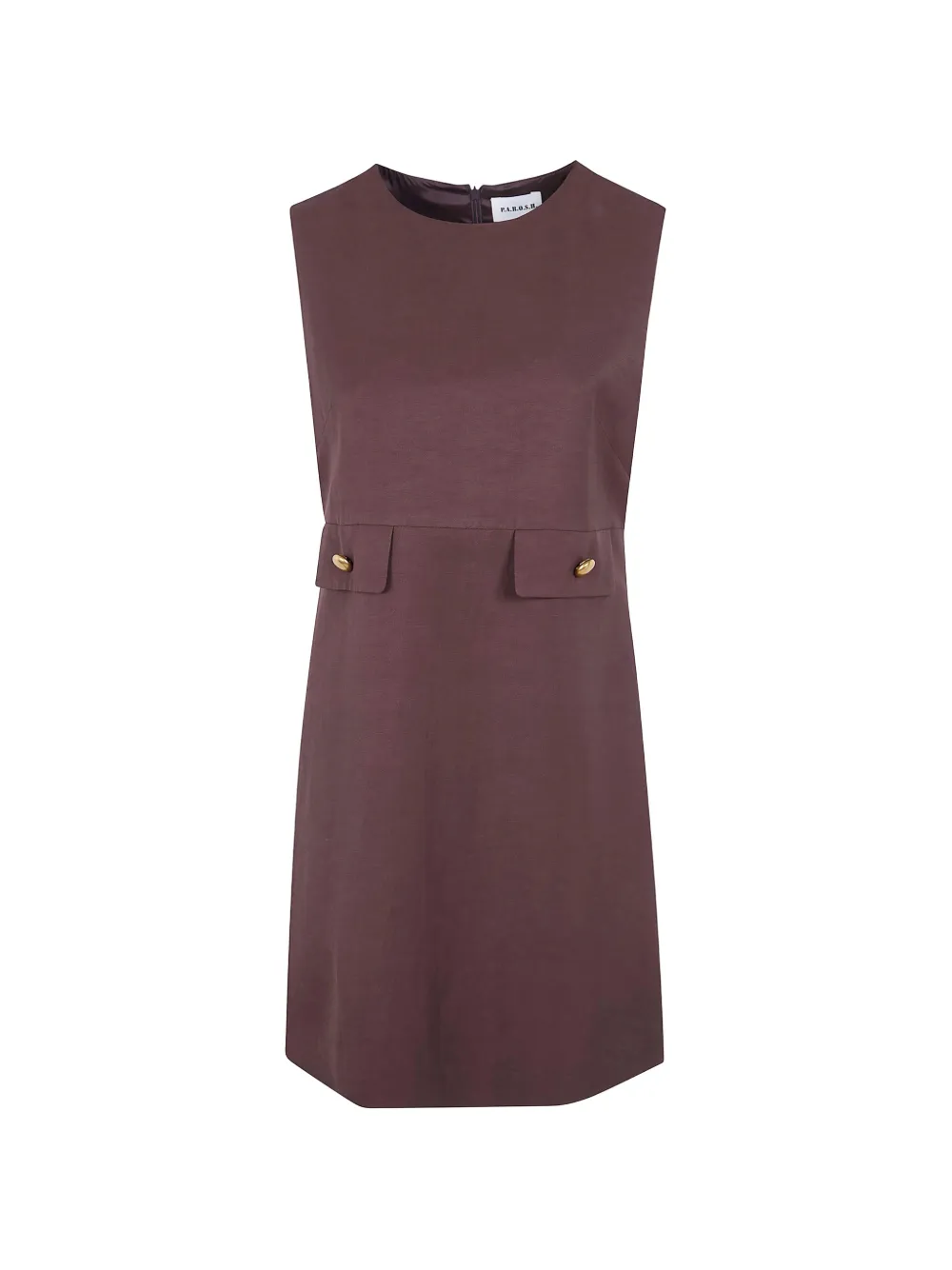 P.A.R.O.S.H. buttoned-pocket dress - Viola