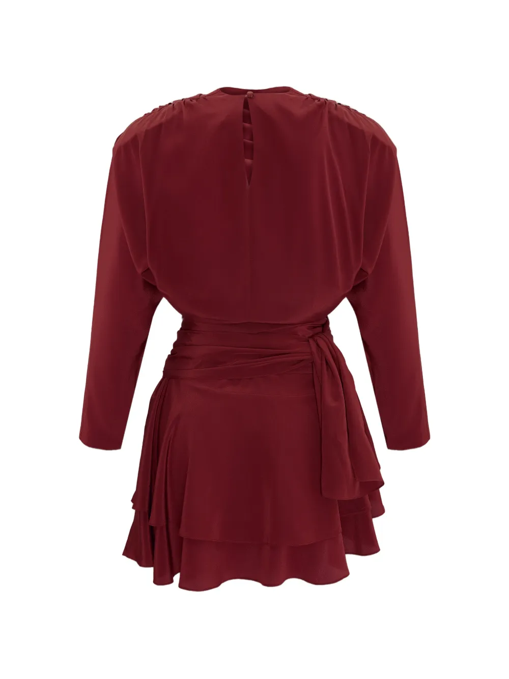 OCCLEUS Janis gedrapeerde mini-jurk Rood