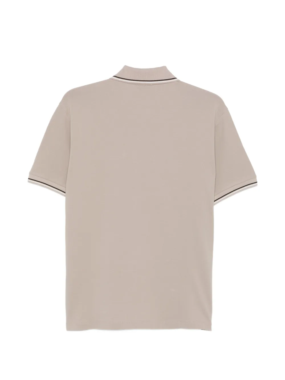 Emporio Armani Katoenen poloshirt met afwerking Grijs