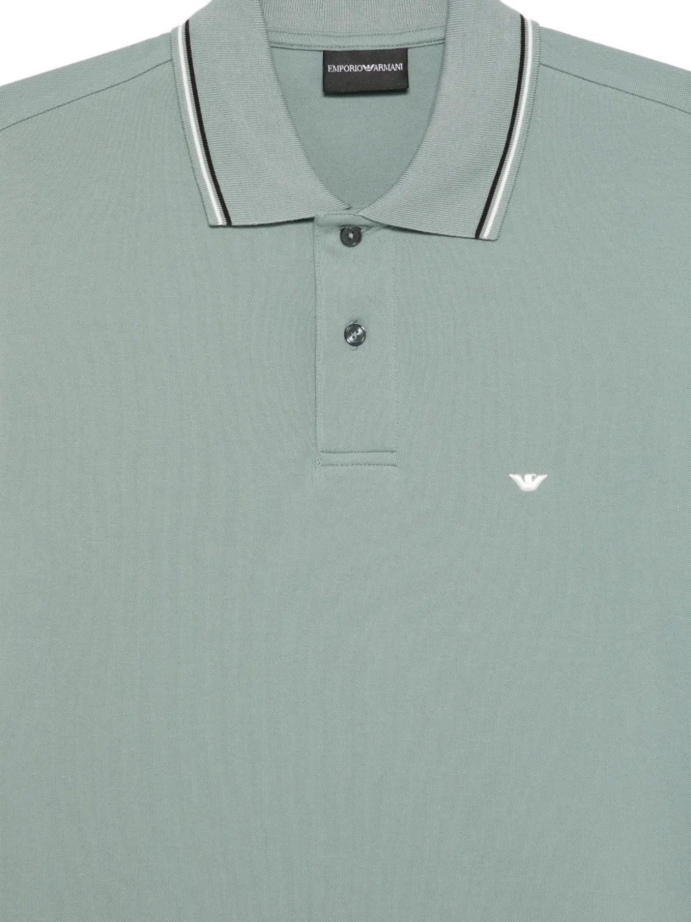 Emporio Armani Katoenen poloshirt Groen