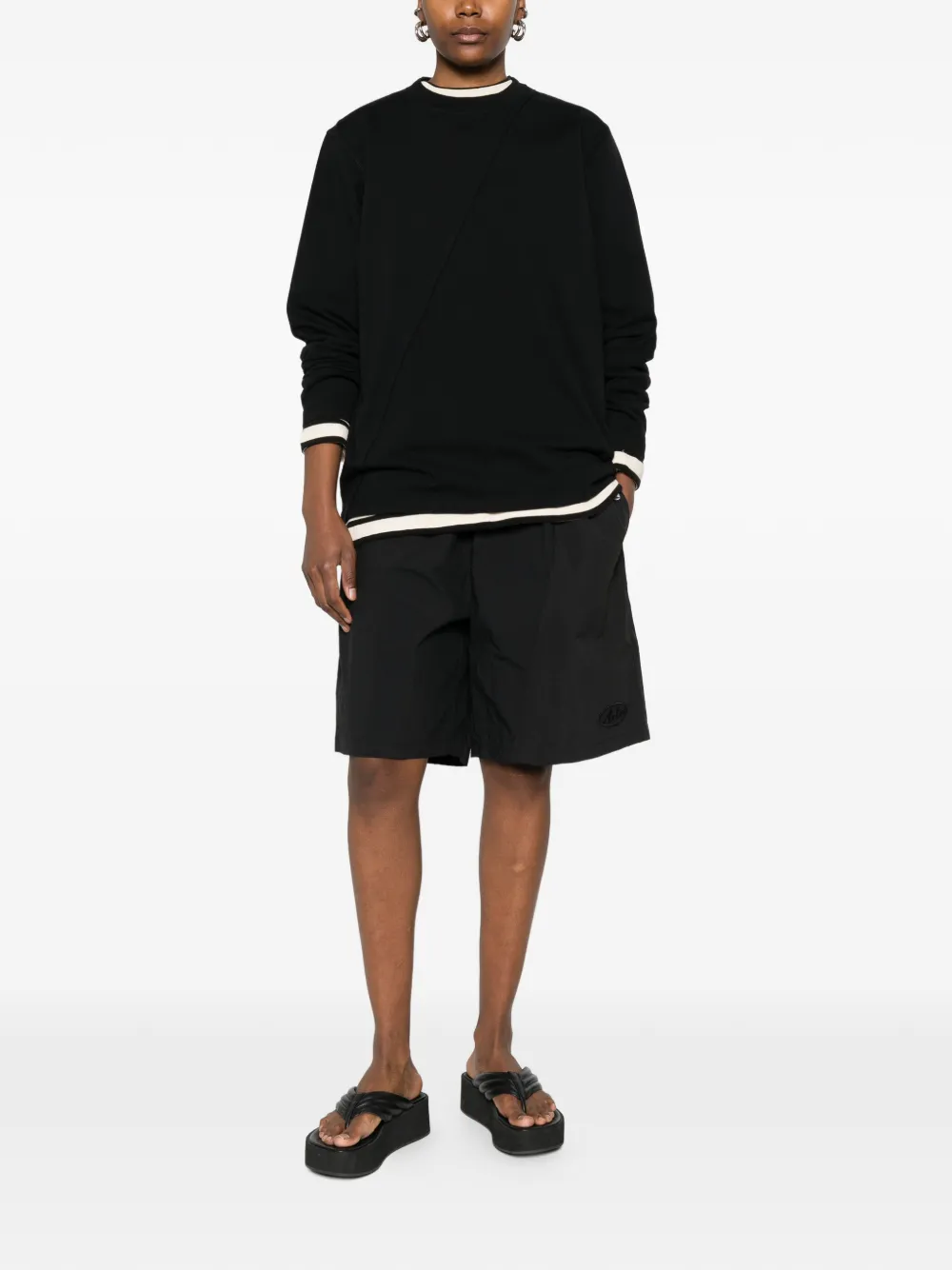  Arte Antwerp Black Shorts 