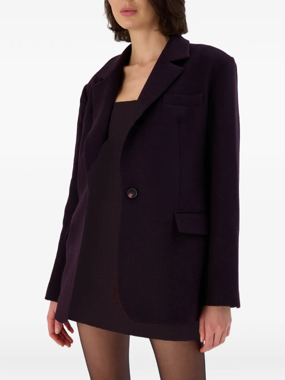 OCCLEUS Charli blazer met puntige revers Paars