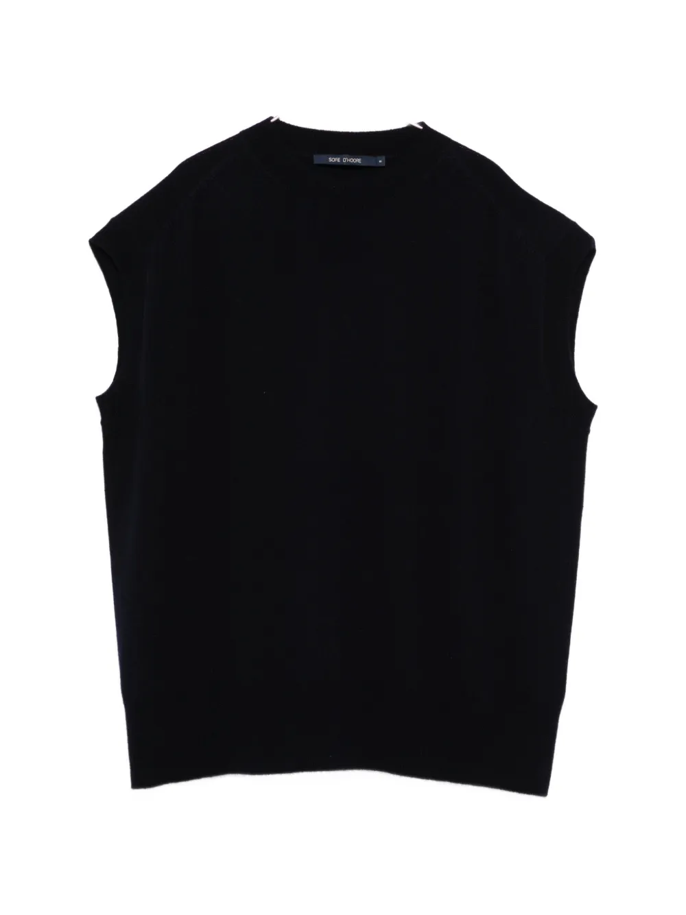 Sofie D'hoore Mistle Knitted Vest In Black