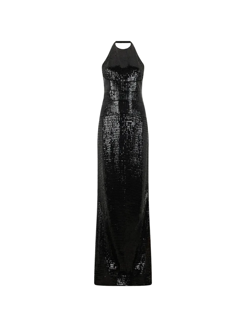 Roberto Cavalli halterneck open-back maxi dress - Schwarz