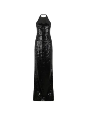 Givenchy ドレープ ロングドレス | ブラック | FARFETCH JP