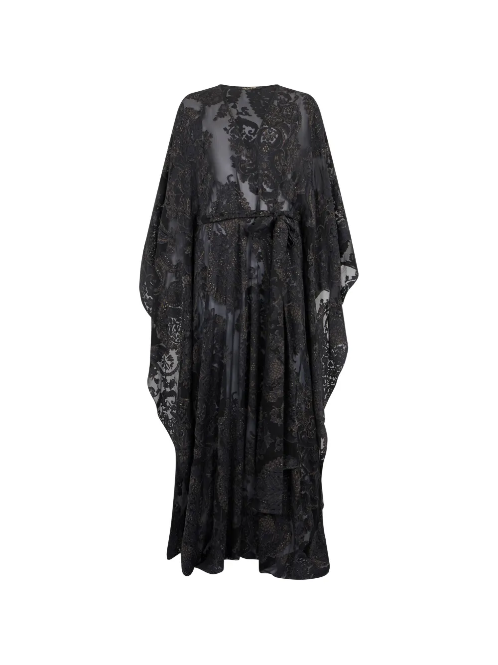 Roberto Cavalli V-neck patterned kaftan - Nero