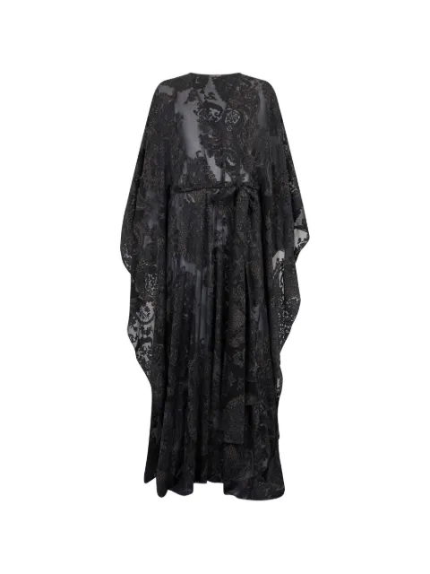 Roberto Cavalli V-neck patterned kaftan