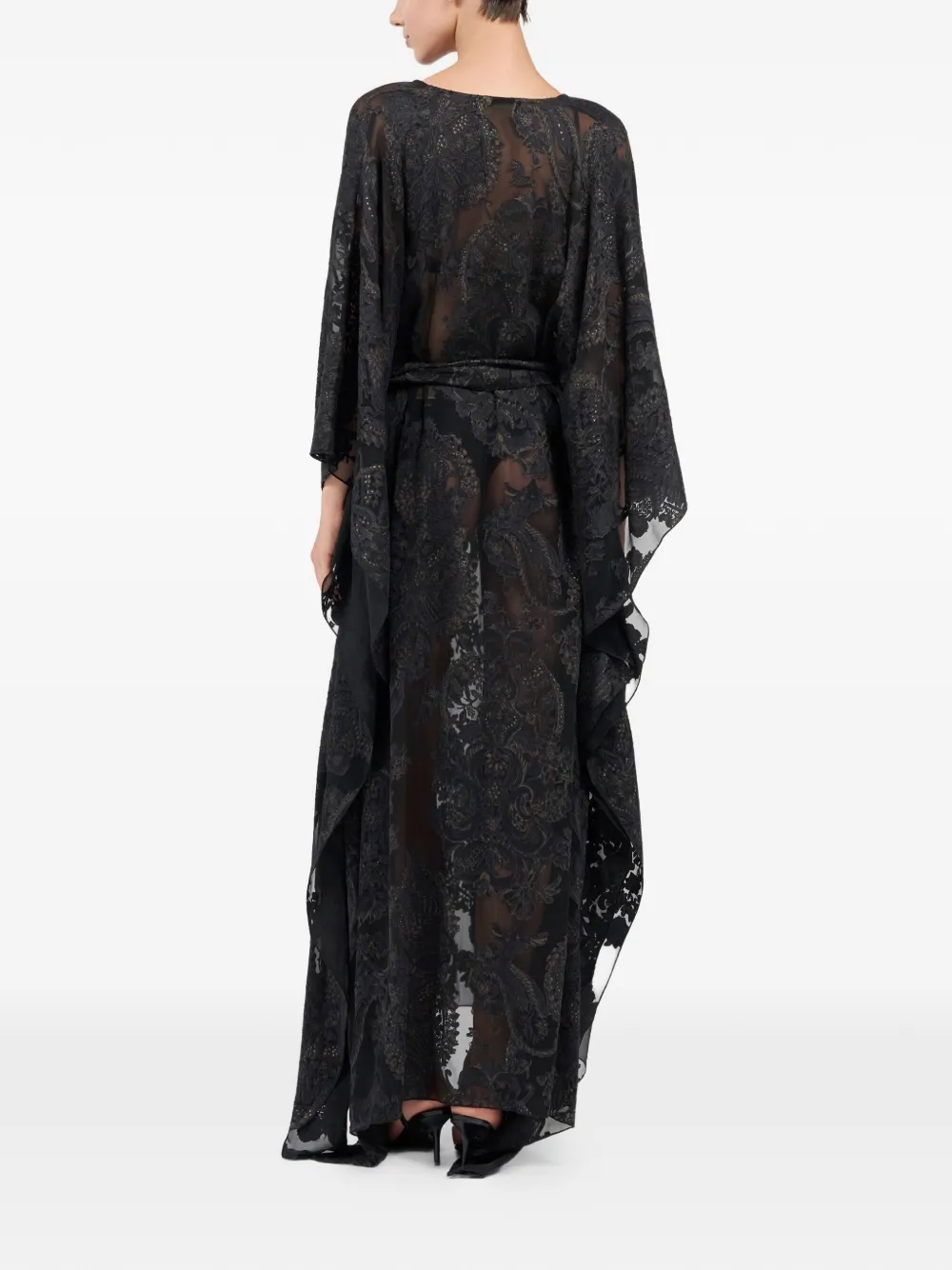 Roberto Cavalli Tuniek met V-hals en patroon Zwart