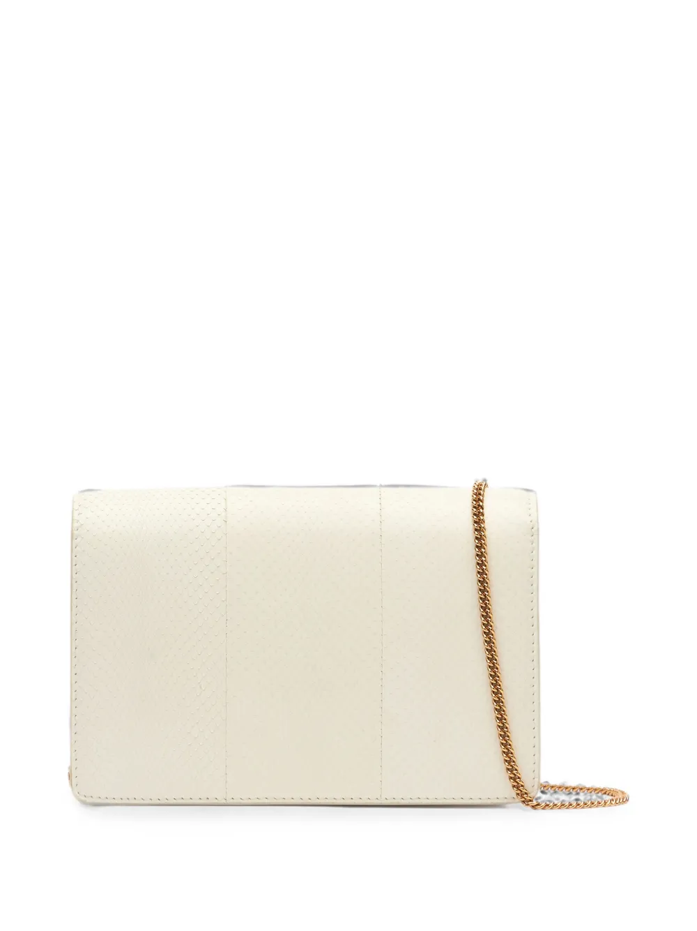 Roberto Cavalli Kleine tas met slangenpatroon Wit