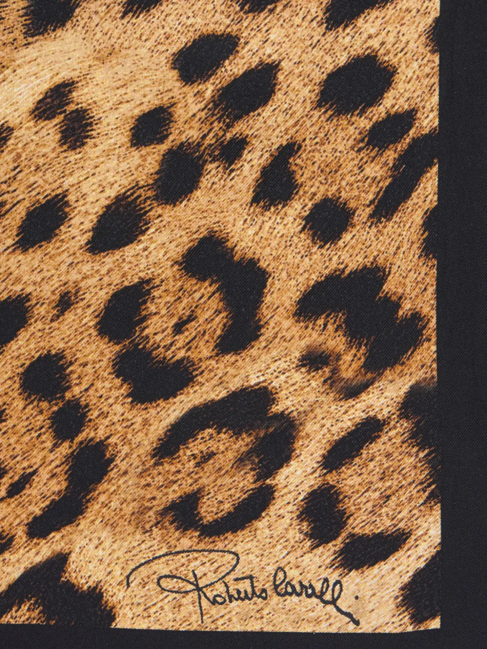 animal-print scarf
