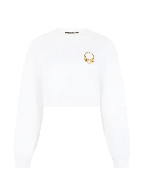 Roberto Cavalli sudadera con apliques