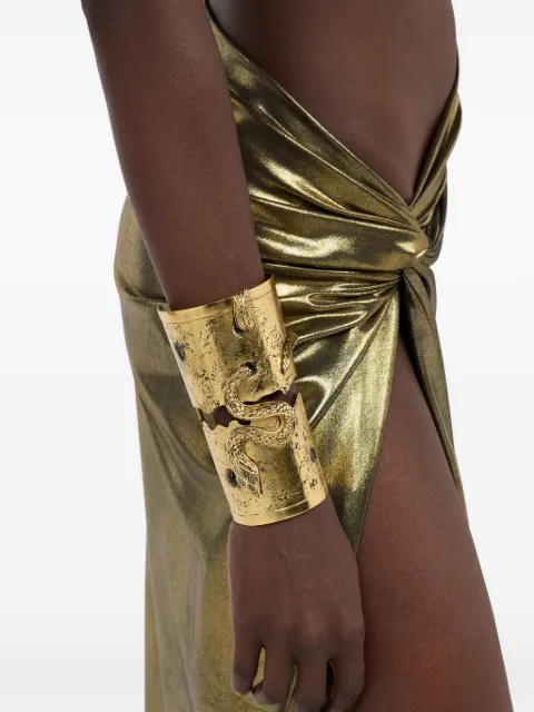 Roberto Cavalli serpent-detail cuff bracelet