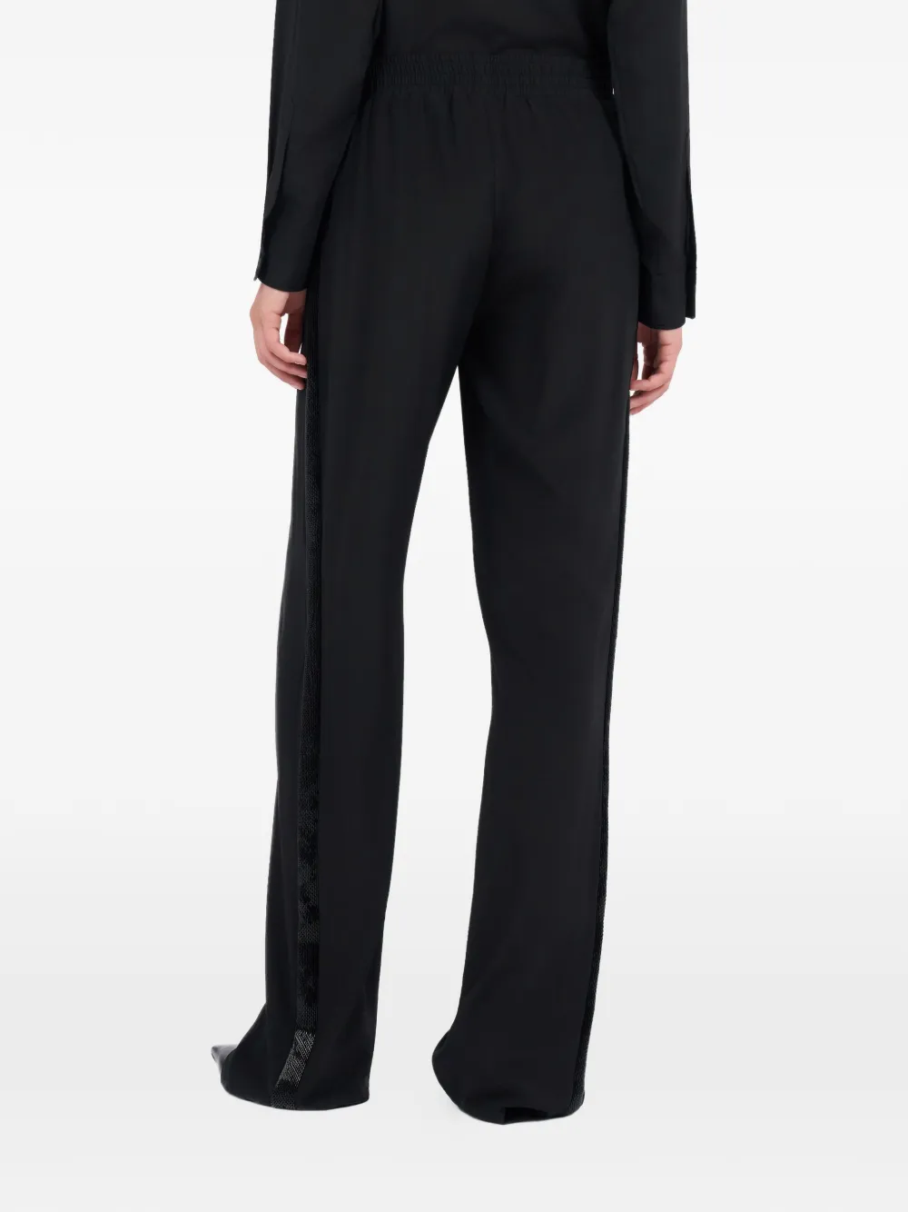 Roberto Cavalli Broek met kralendetail Zwart