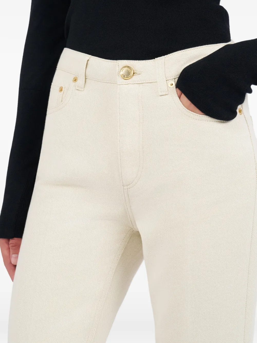 Roberto Cavalli Flared jeans Beige