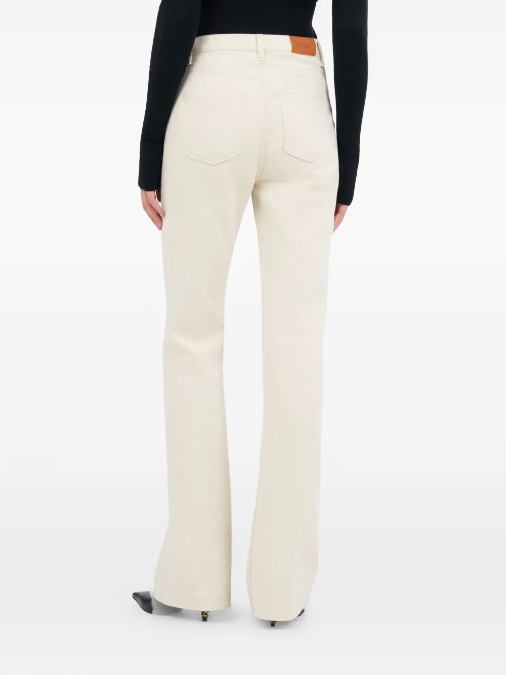 Roberto Cavalli Flared jeans Beige