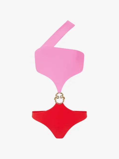 Roberto Cavalli ring-detail swimsuit