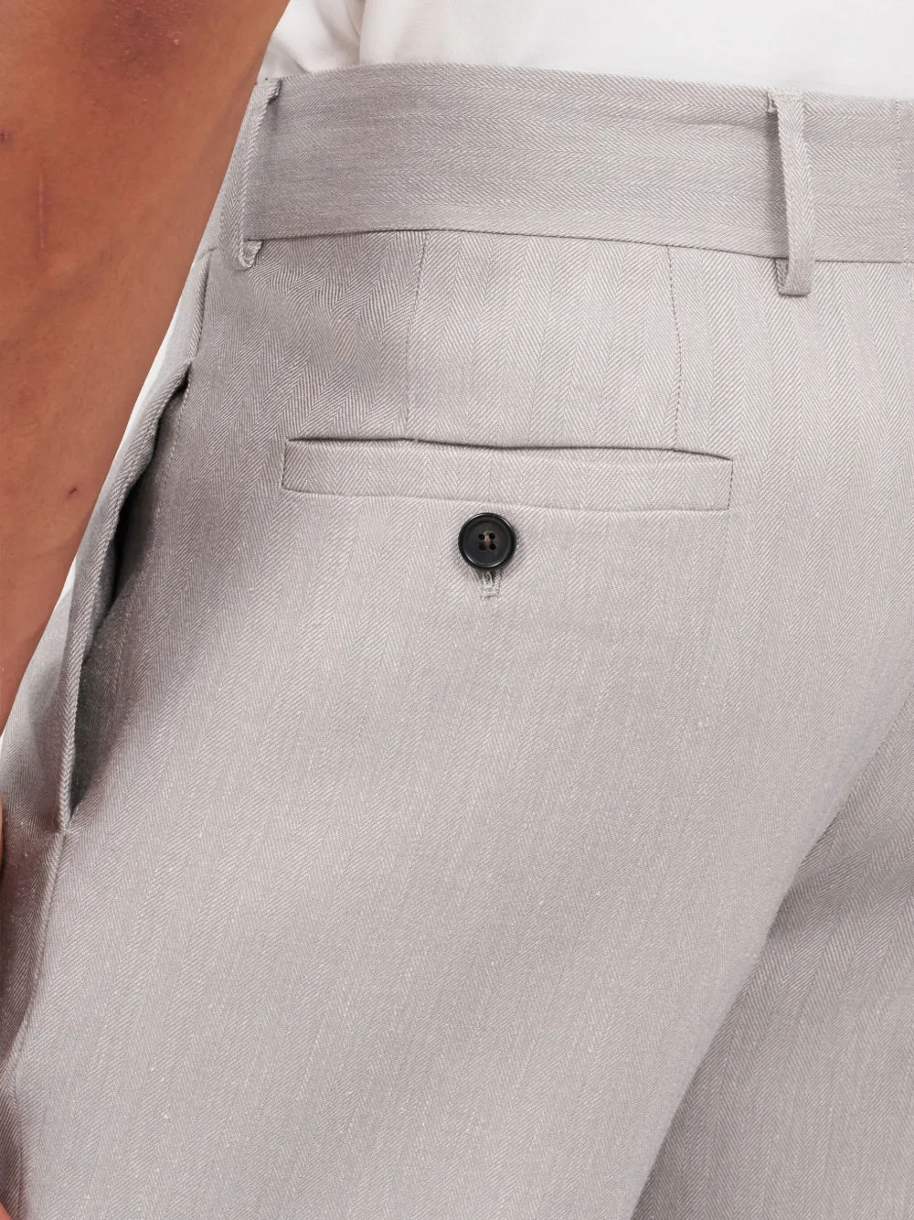 Roberto Cavalli Elegant linnen broek Grijs