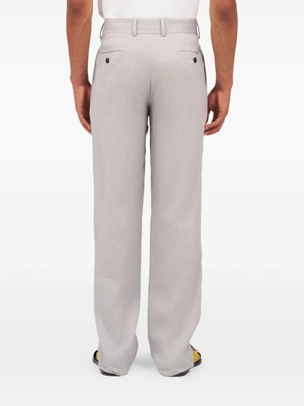 Roberto Cavalli Elegant linnen broek Grijs