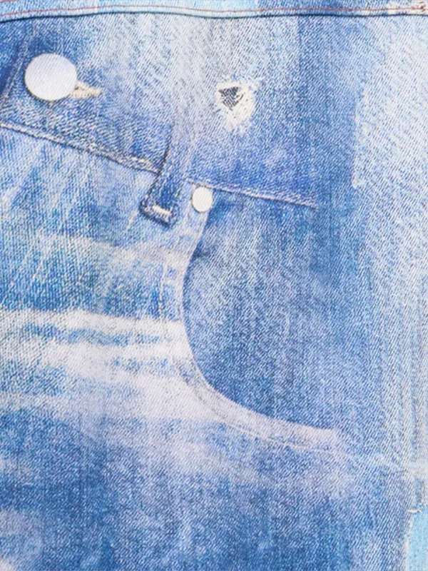 Roberto Cavalli パッチワーク デニムジャケット | ブルー | FARFETCH JP
