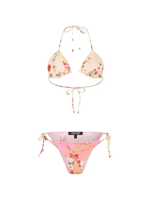 Roberto Cavalli bikini con estampado de flores
