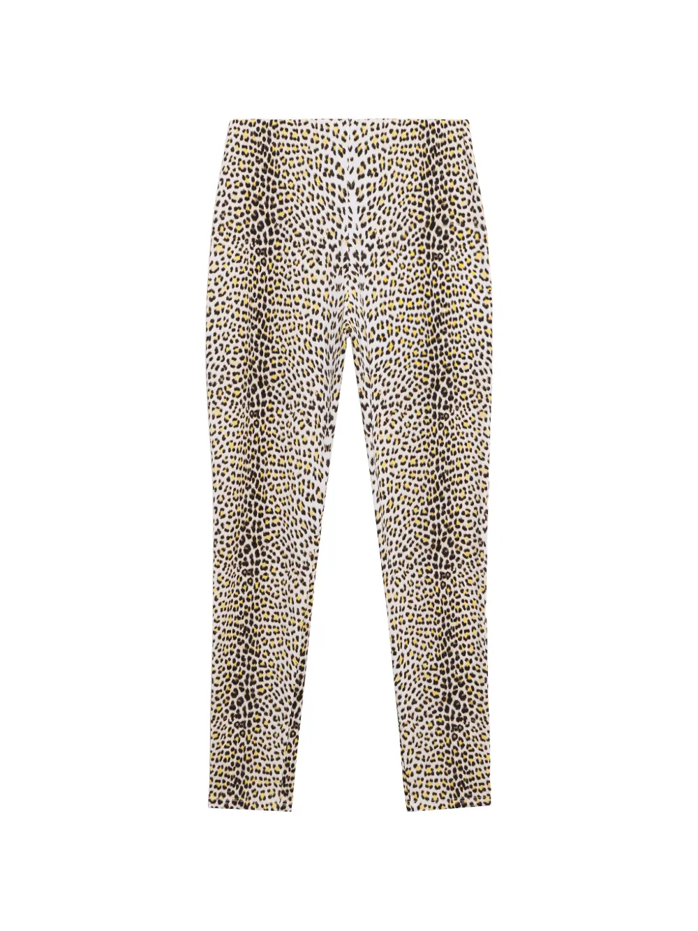 Roberto Cavalli Legging met dierenprint Geel