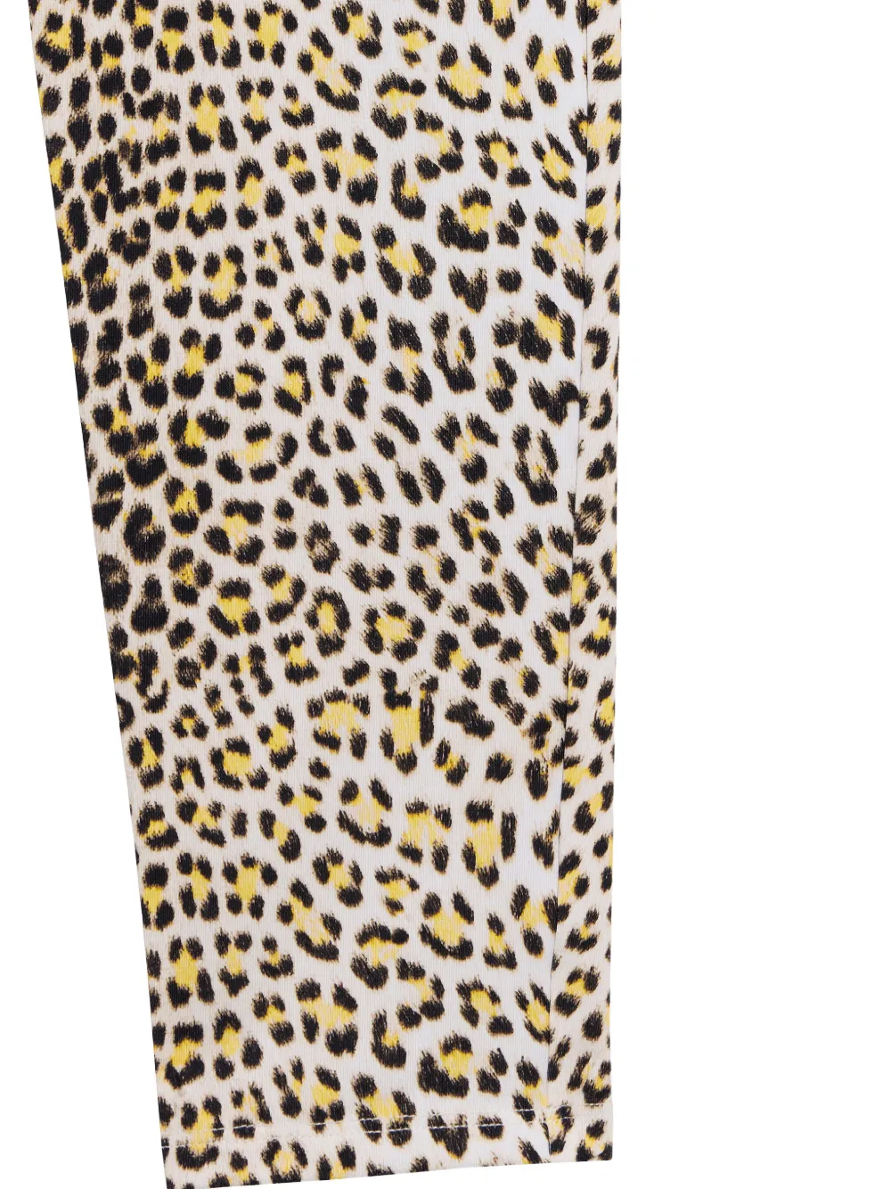Roberto Cavalli Legging met dierenprint Geel