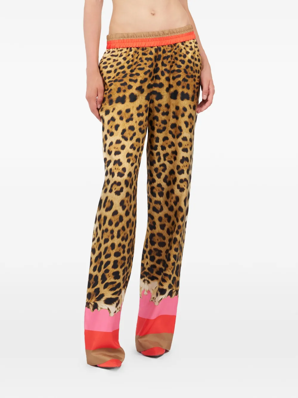  Roberto Cavalli Animal-print Trousers - Neutrals 