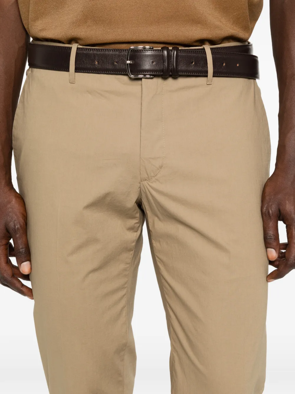 Incotex Broek met knopen Beige