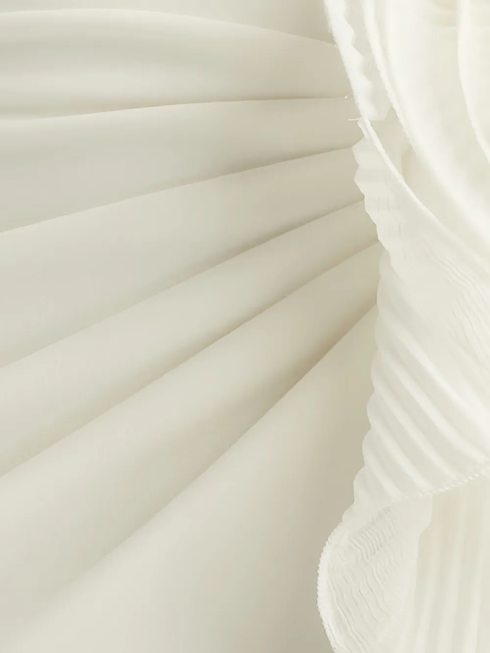 Tadashi Shoji Maxi-halterjurk met V-hals en bloemendetail Wit