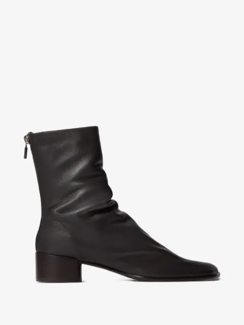 LEMAIRE glove zip ankle boots