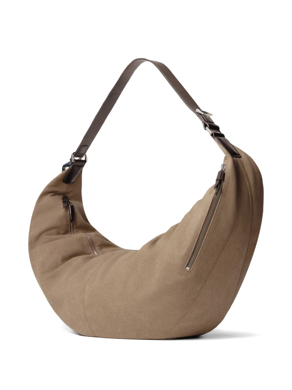  Lemaire Xl Quiver Clip Shoulder Bag - Neutrals 