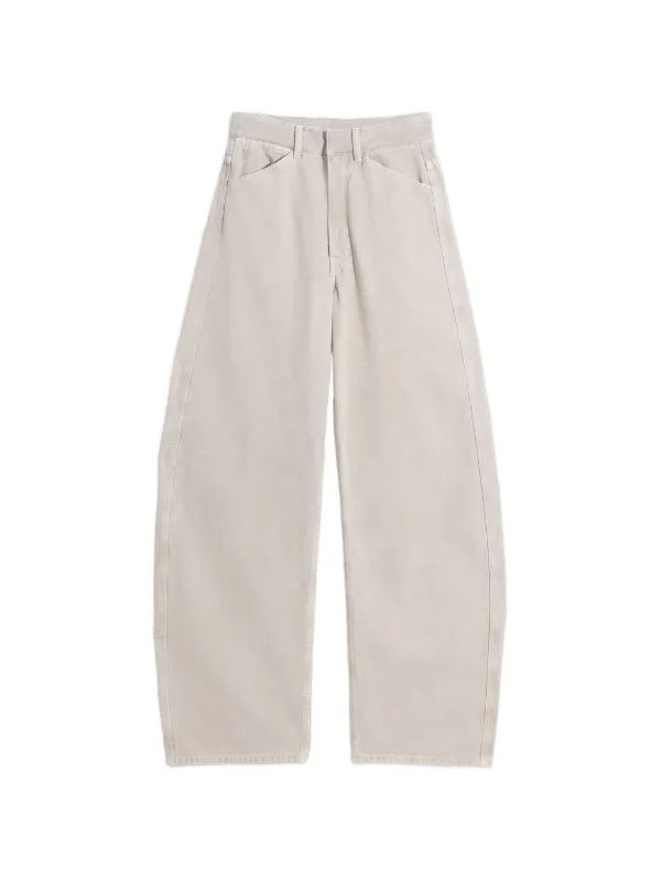 Lemaire Twisted-seam High-waisted Trousers in Neutrals
