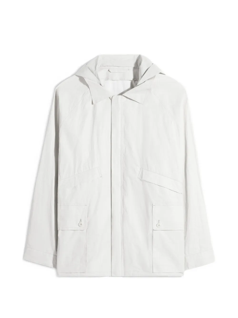 LEMAIRE detachable hood pocket rain jacket | Neutrals | Image 1