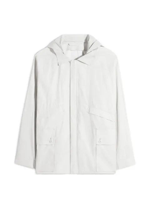 LEMAIRE detachable hood pocket rain jacket