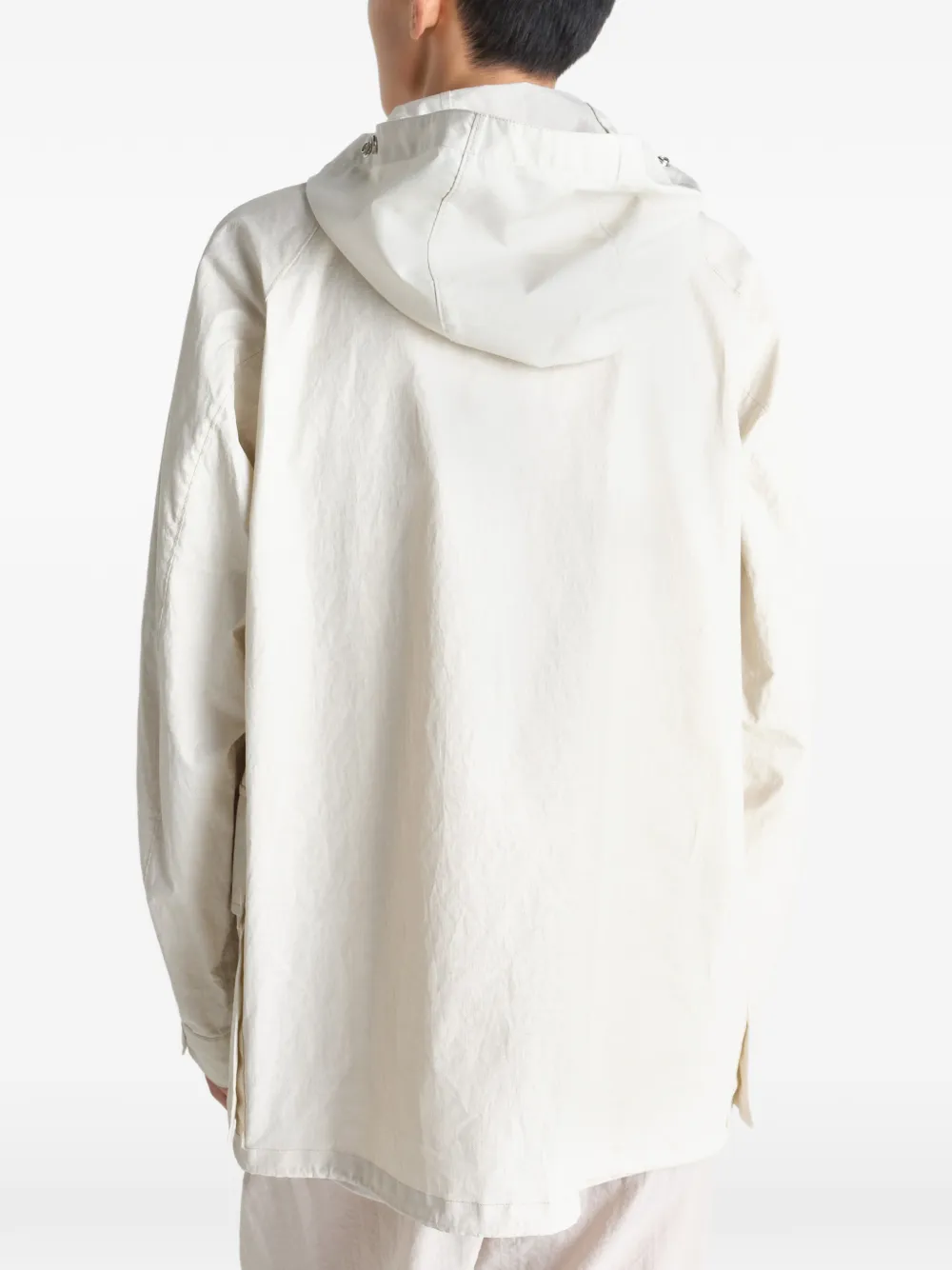 LEMAIRE Regenjas met afneembare capuchon Beige