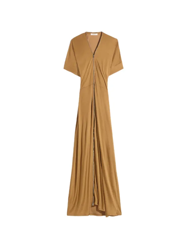 Lemaire Zip Dress in Brown