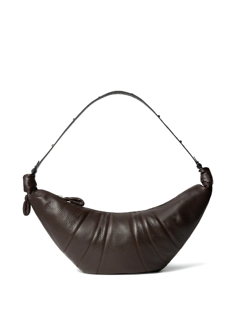 LEMAIRE large Croissant studded shoulder bag - Marrone