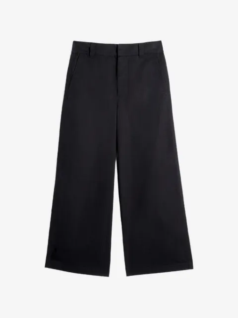 LEMAIRE straight fit pants in light cotton twill