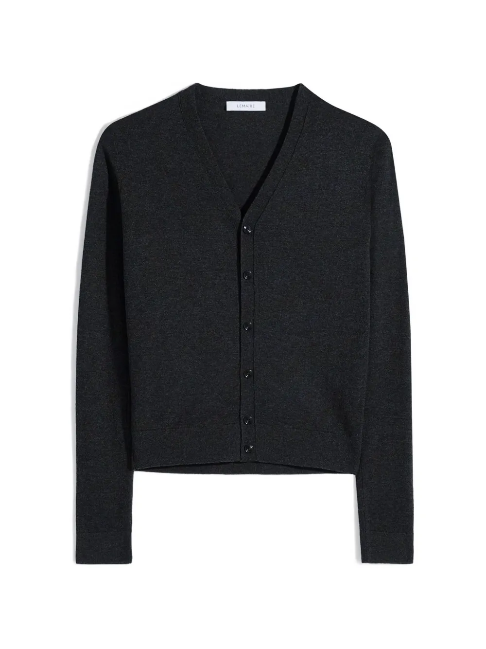 LEMAIRE V-neck buttoned cardigan - Grey