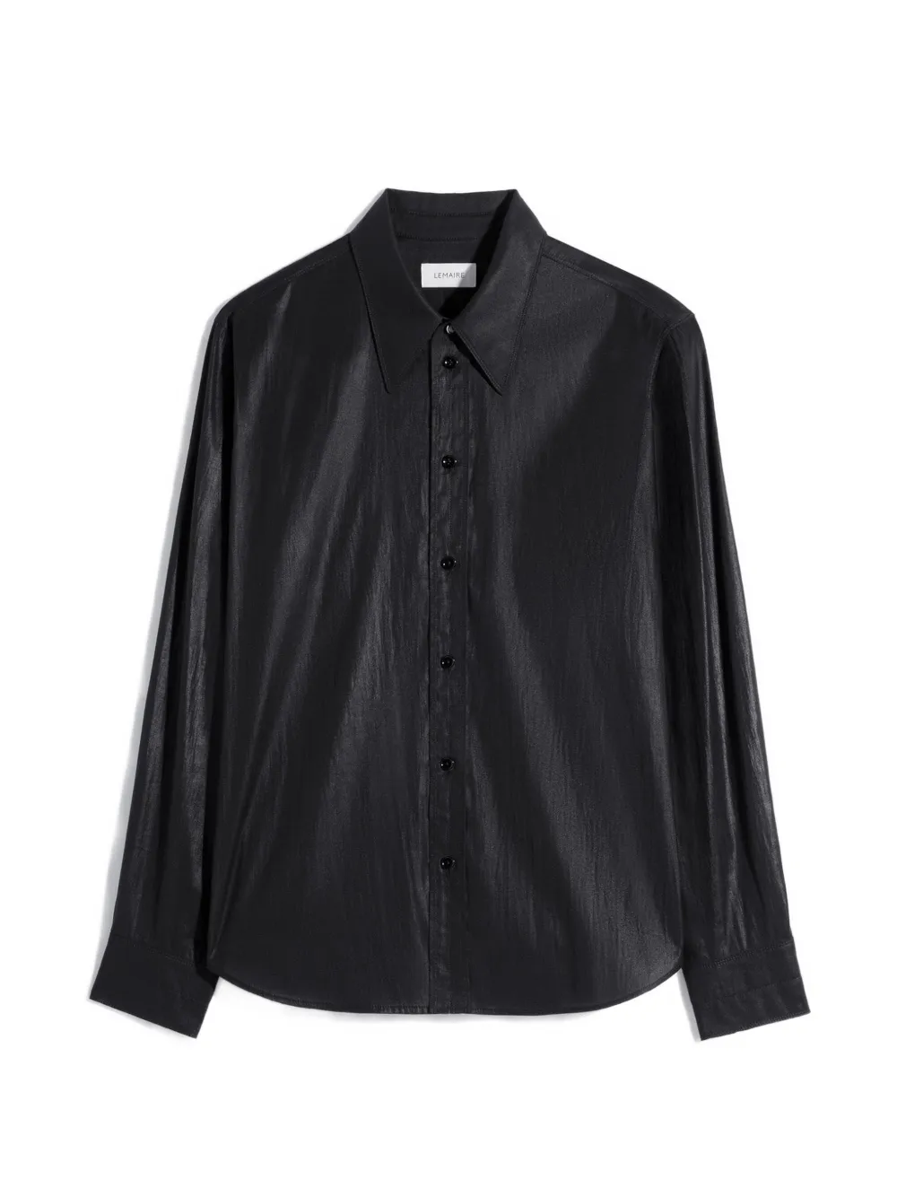 LEMAIRE Blouse met puntige kraag Zwart