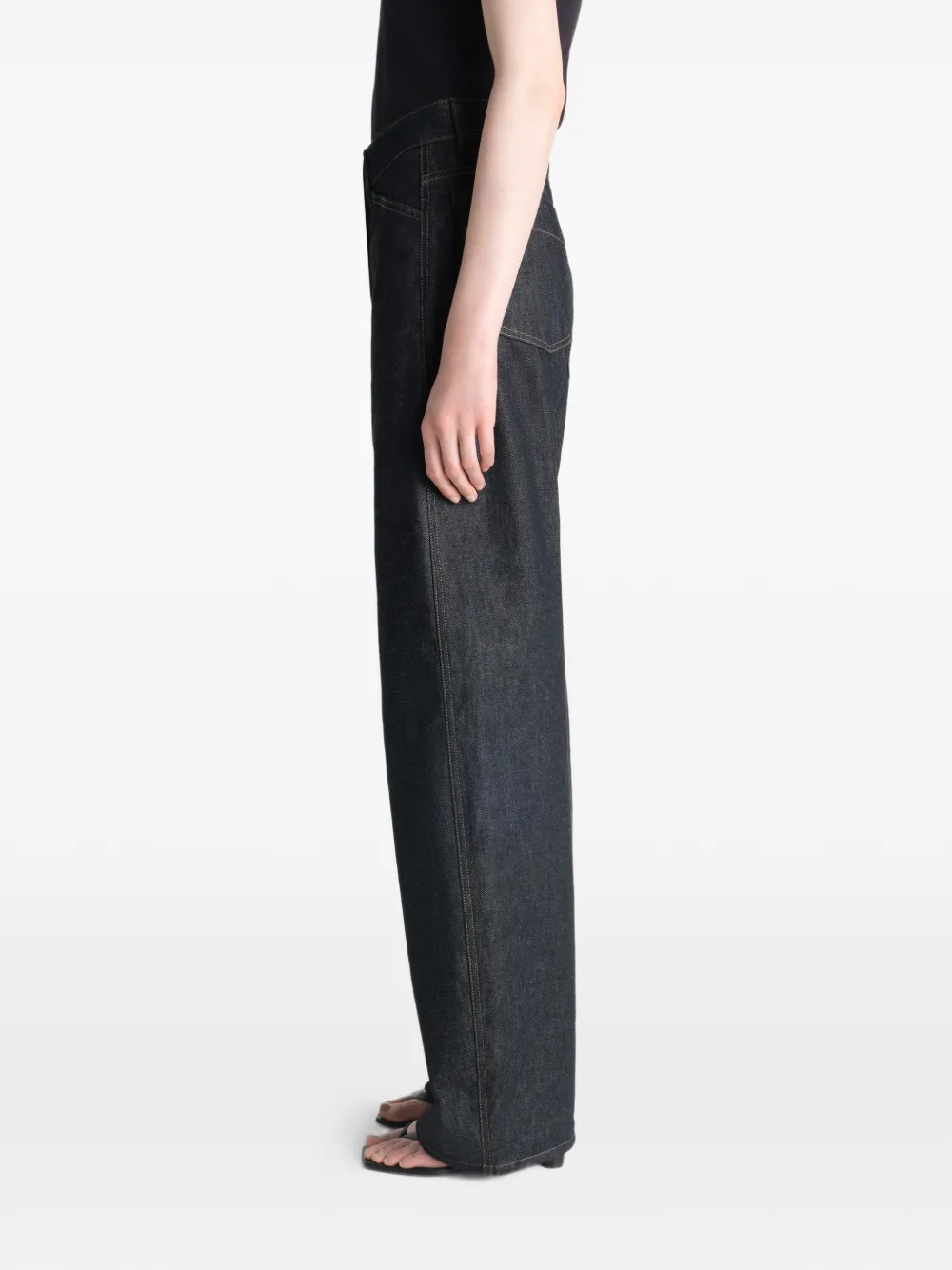 LEMAIRE Jeans met wijde pijpen Blauw
