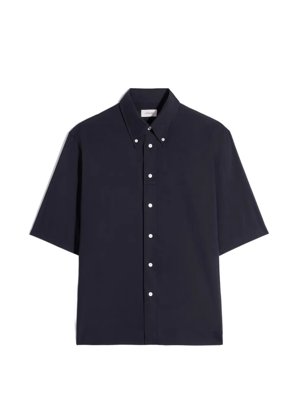 LEMAIRE button-down short-sleeves shirt - Nero