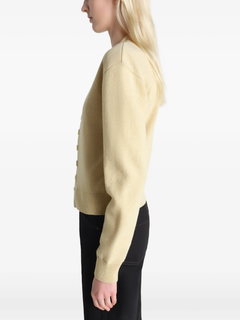  Lemaire Buttoned Reversible Cardigan - Neutrals 