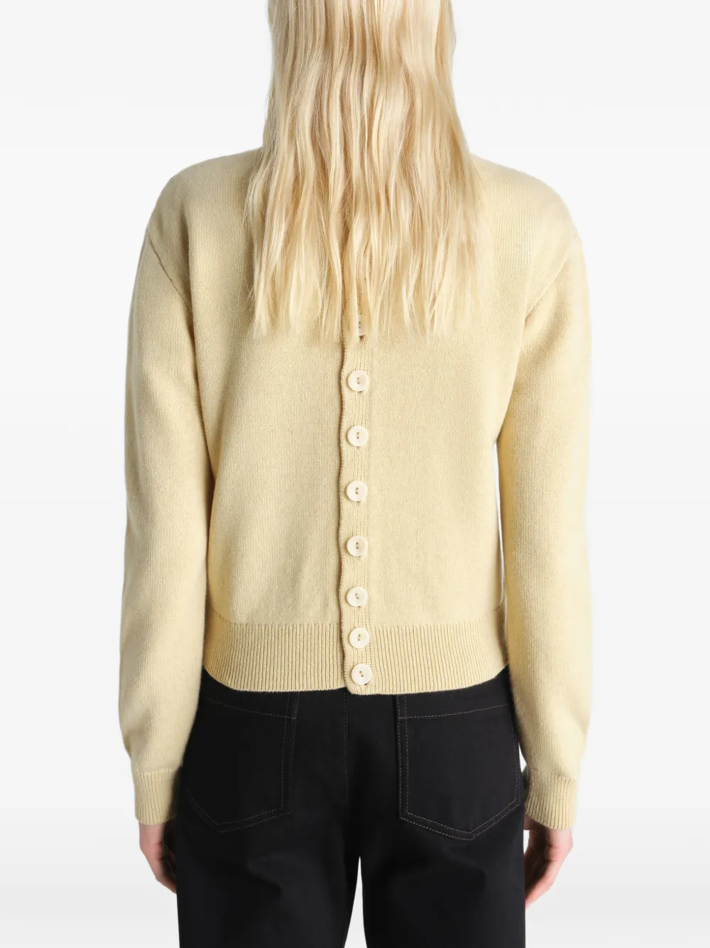 LEMAIRE Omkeerbaar vest met knopen Beige