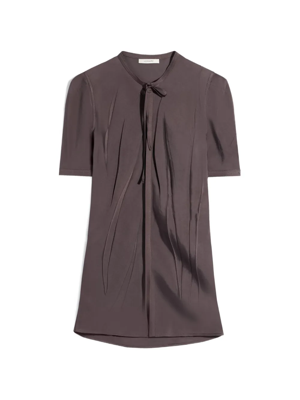 LEMAIRE creased blouse - Brown
