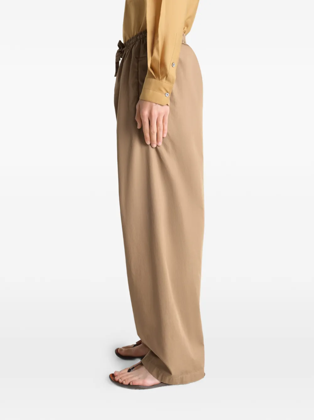LEMAIRE Broek met trekkoord Beige
